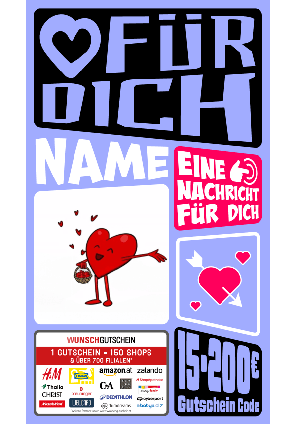 Digital - Für dich - Herz bold