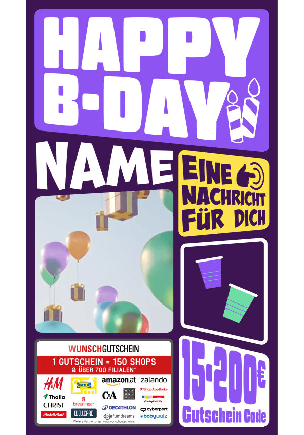 Digital - Happy B-Day - Kerze