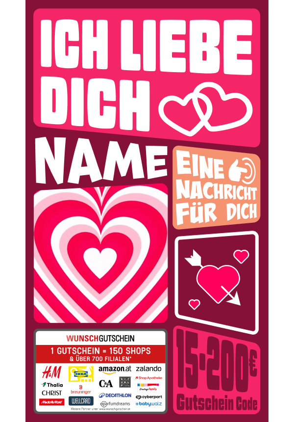 Digital - Ich liebe dich - Herzen