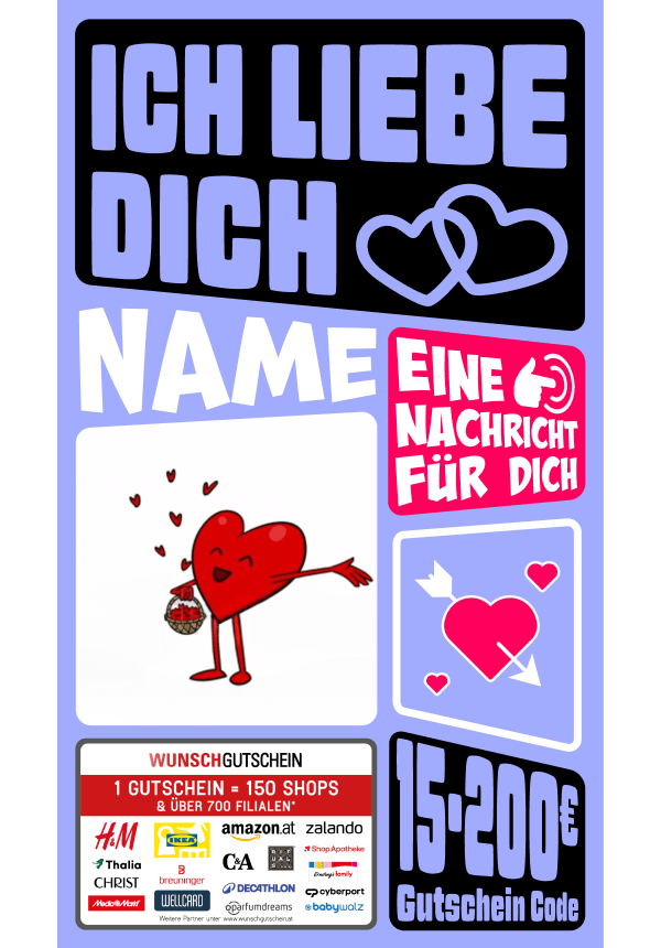 Digital - Ich liebe dich - Herzen