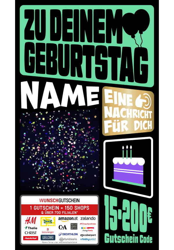 Digital - Zu deinem Geburtstag - Ballon