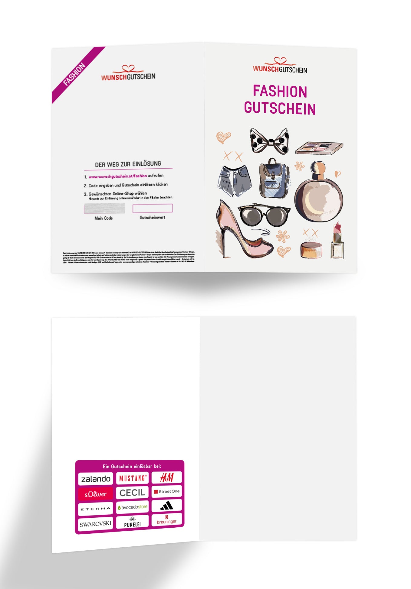 Fashion Gutschein - Einlösbar für Modeartikel und Accessoires