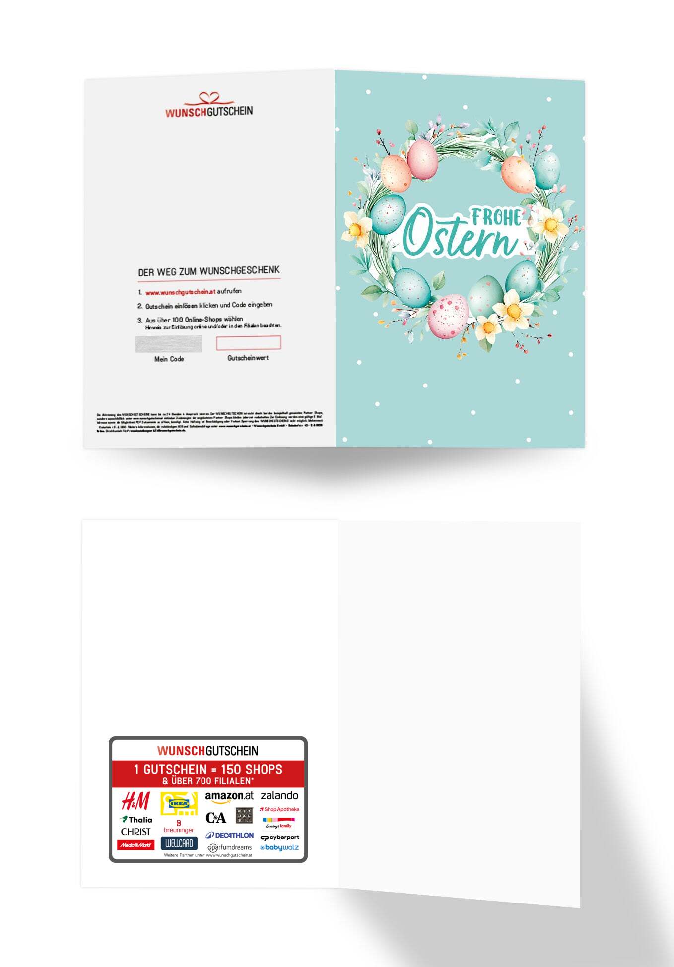 Frohe Ostern - Eierkranz
