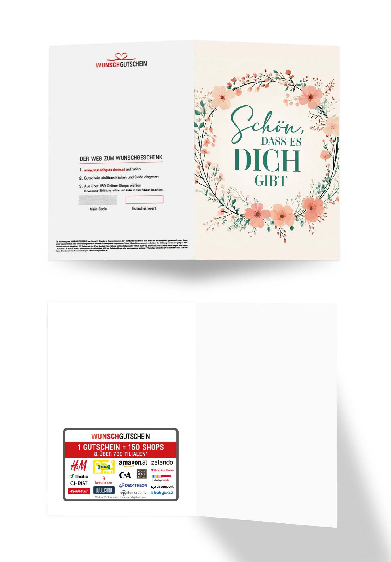 Schön dass es dich gibt - Blumenkranz