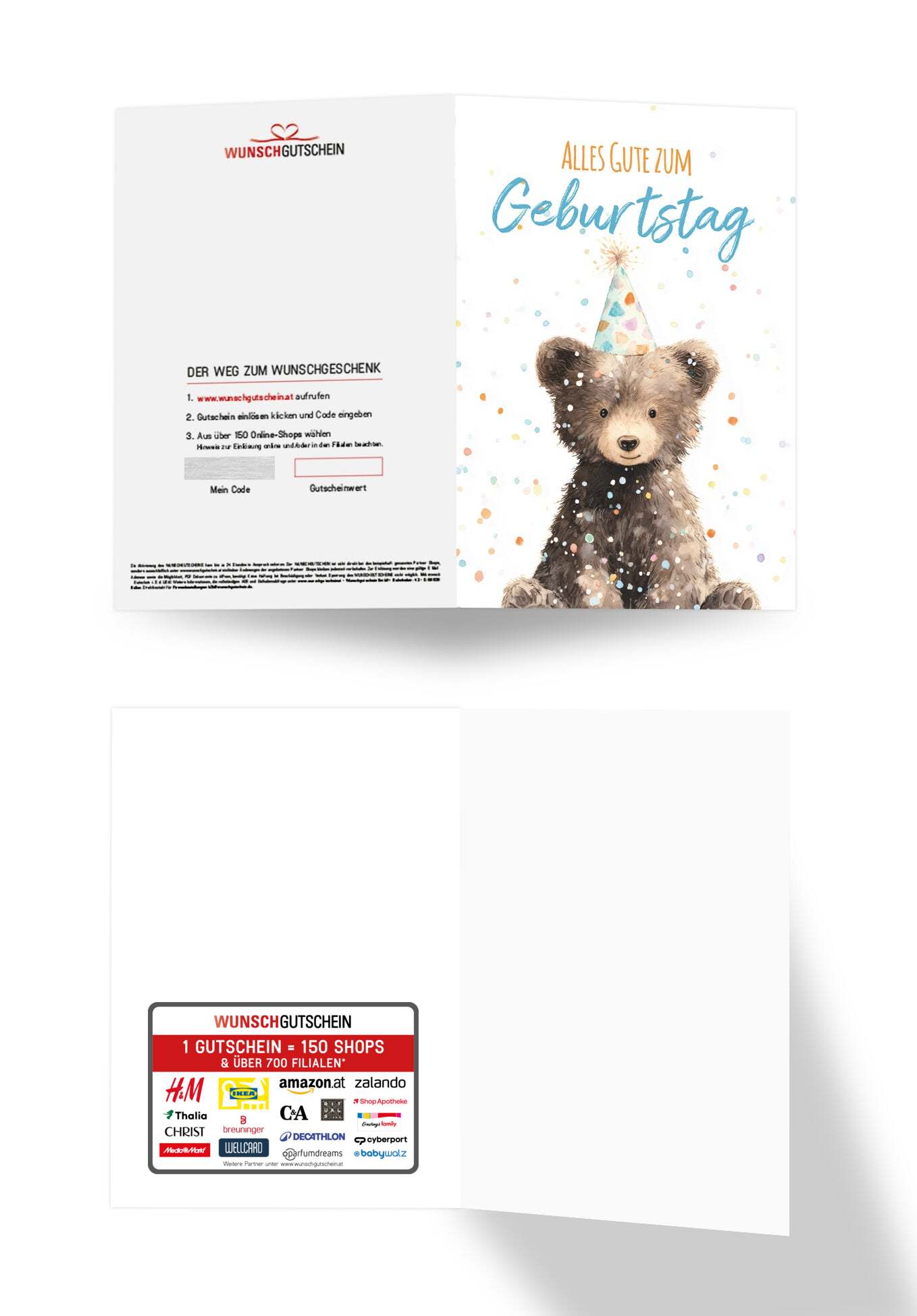 Alles Gute zum Geburtstag - Bär