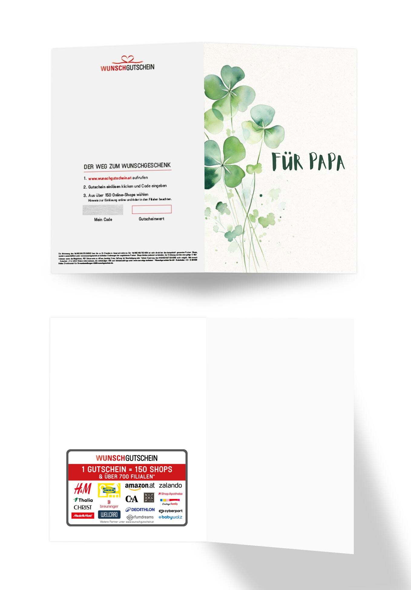 Für Papa - Kleeblatt