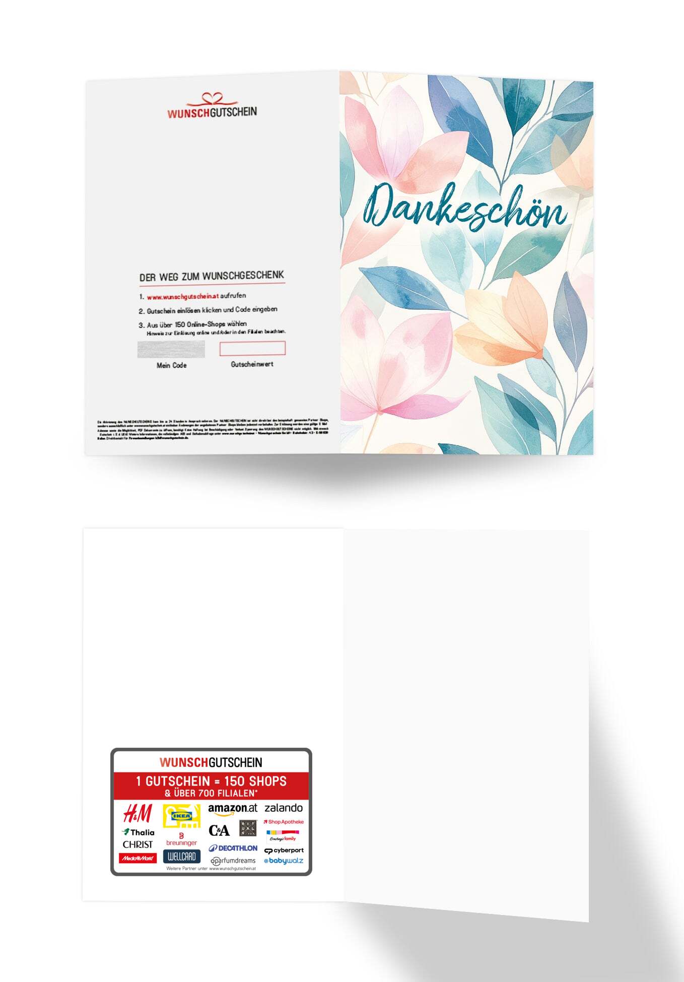Dankeschön - Blätter Bunt (Gutscheinwert)