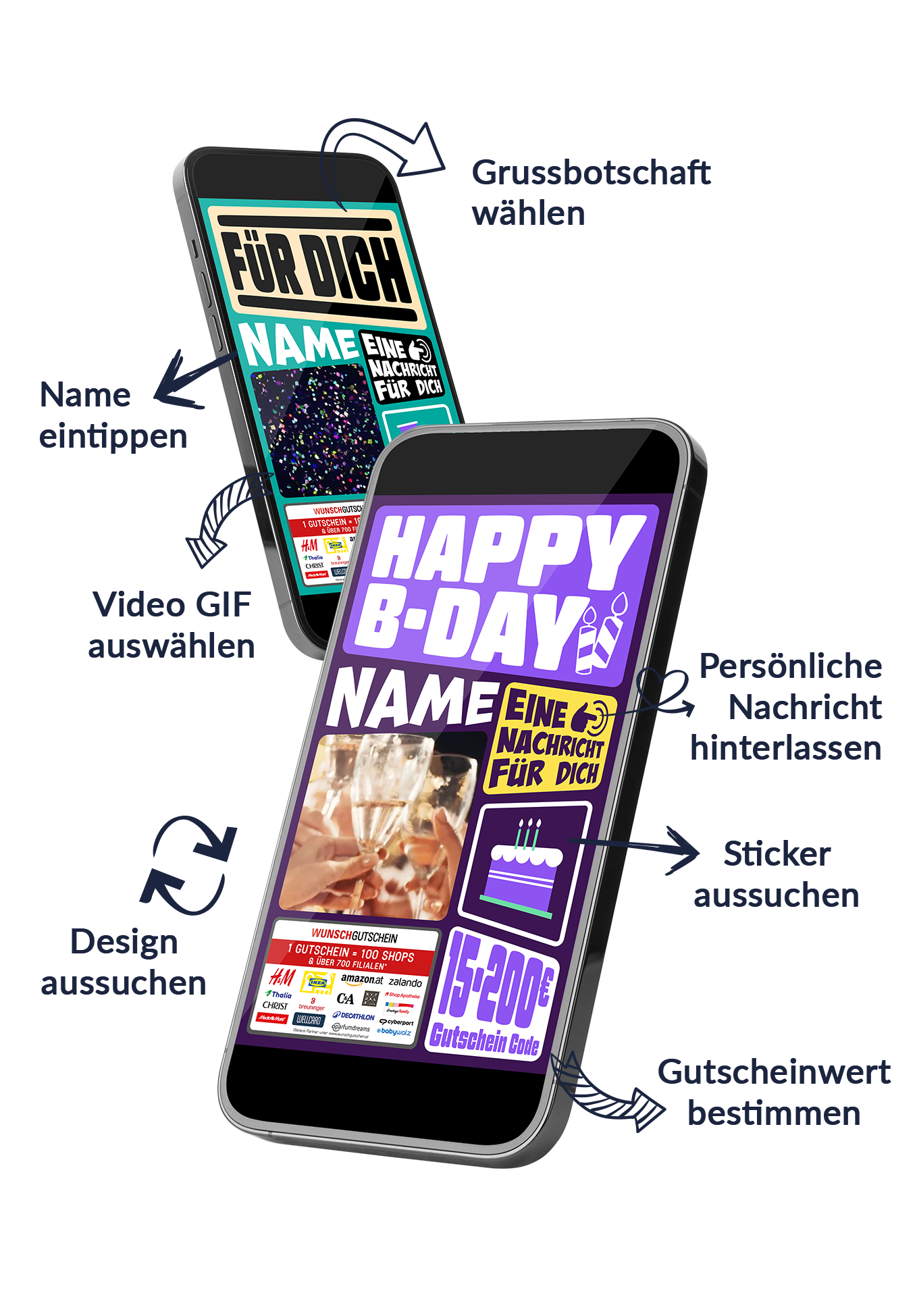 Digital - Ostergrüße - Punkte