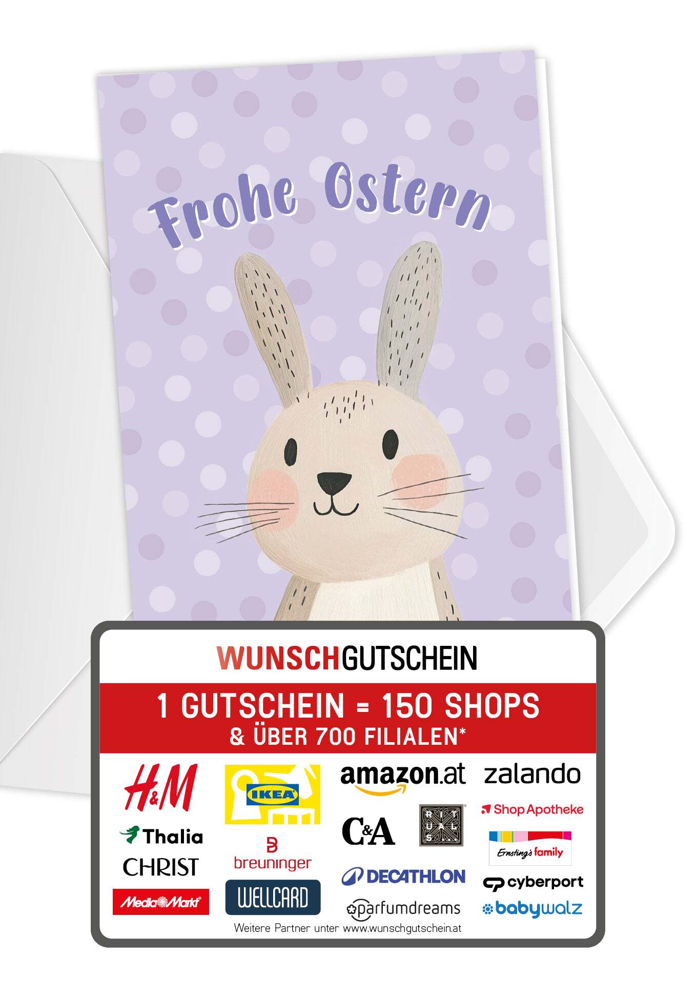 Frohe Ostern - Hase Pastellila