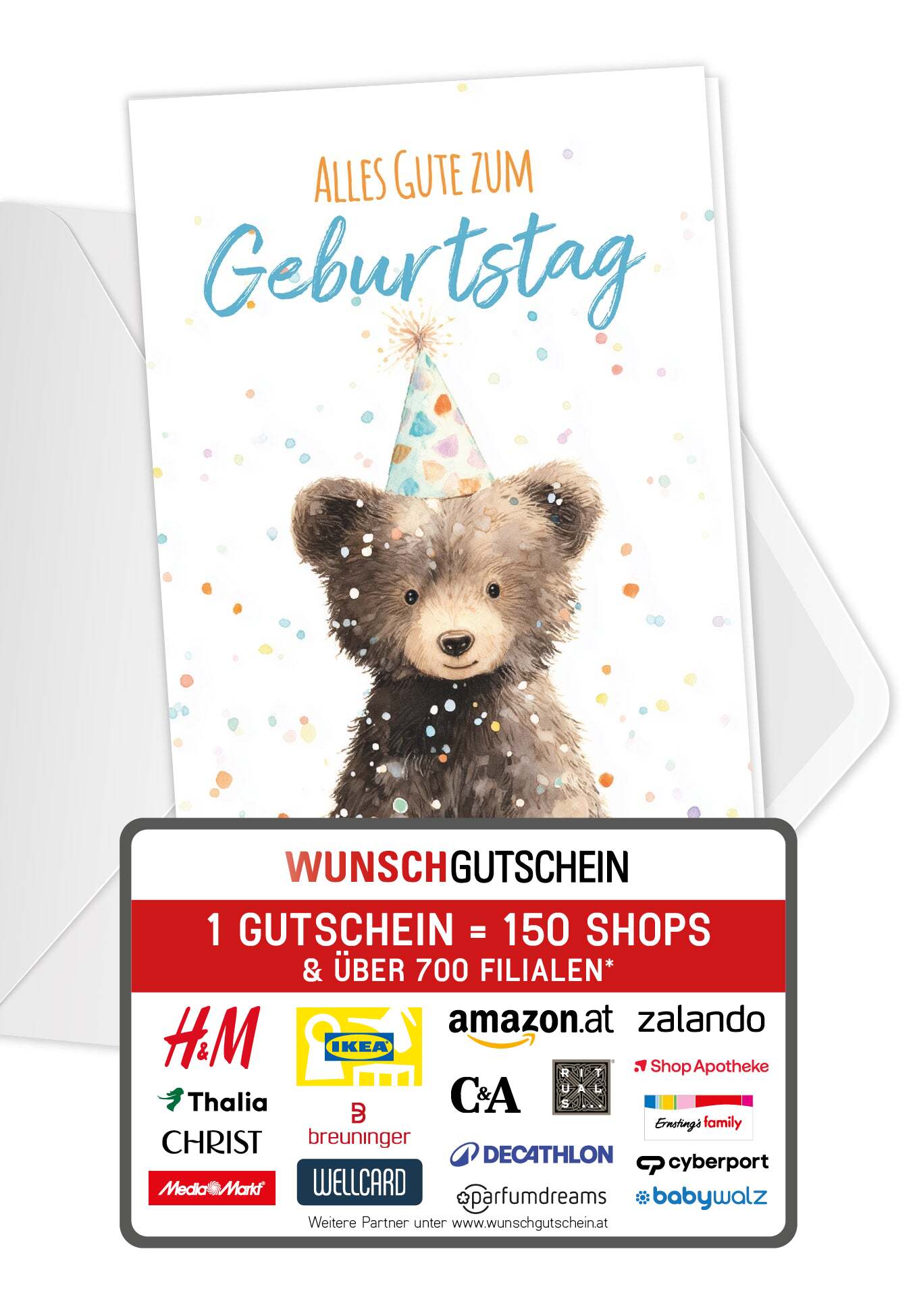 Alles Gute zum Geburtstag - Bär
