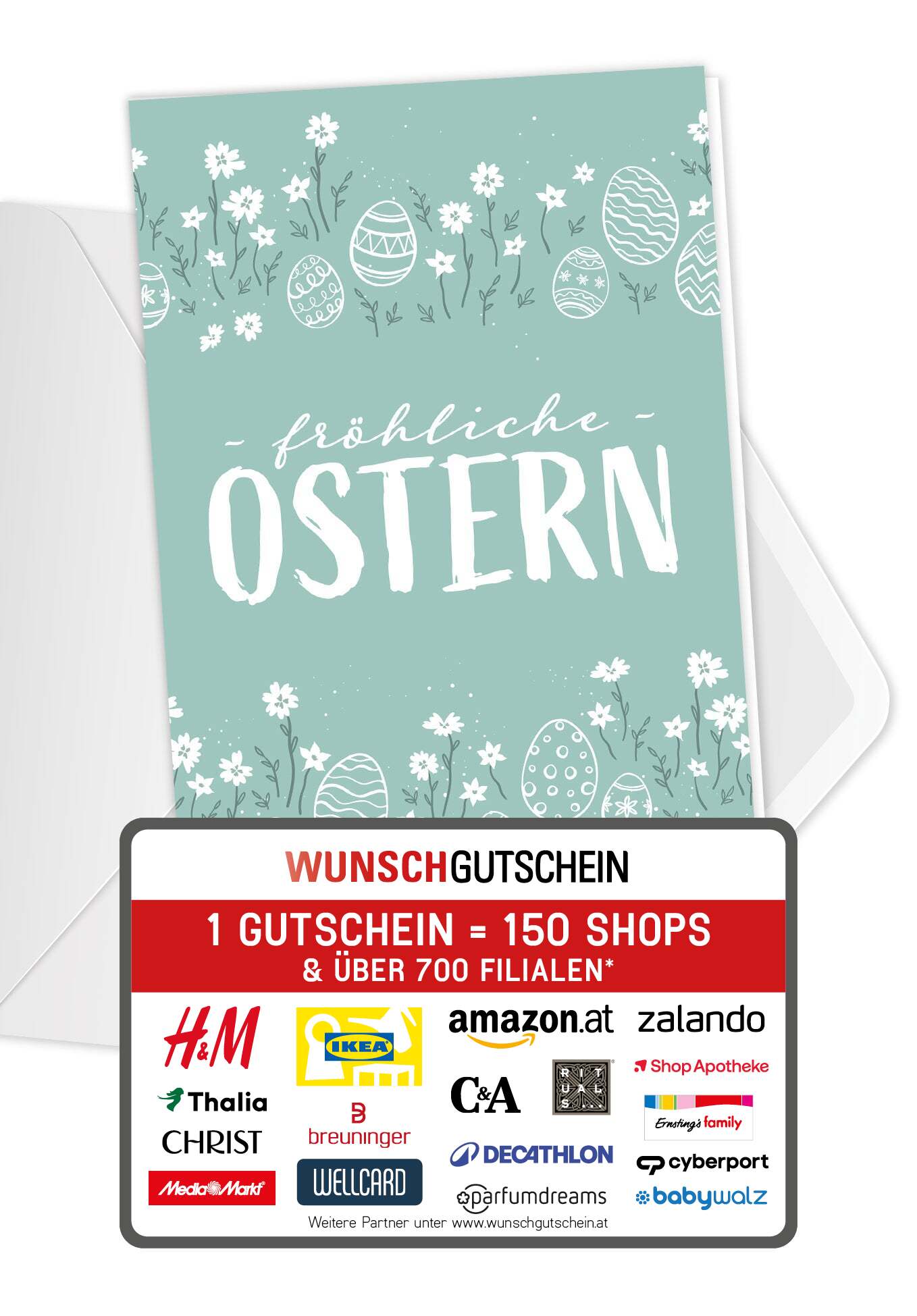 Fröhliche Ostern - Doodle Eier