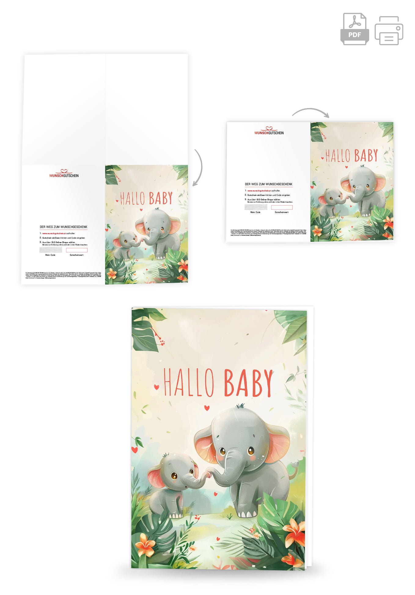 Hallo Baby - Elefanten
