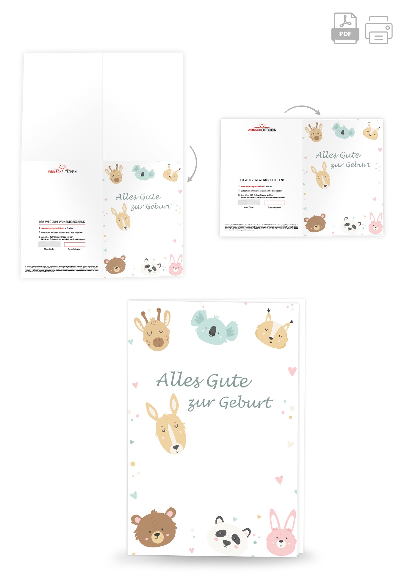 Alles Gute zur Geburt - Tiere