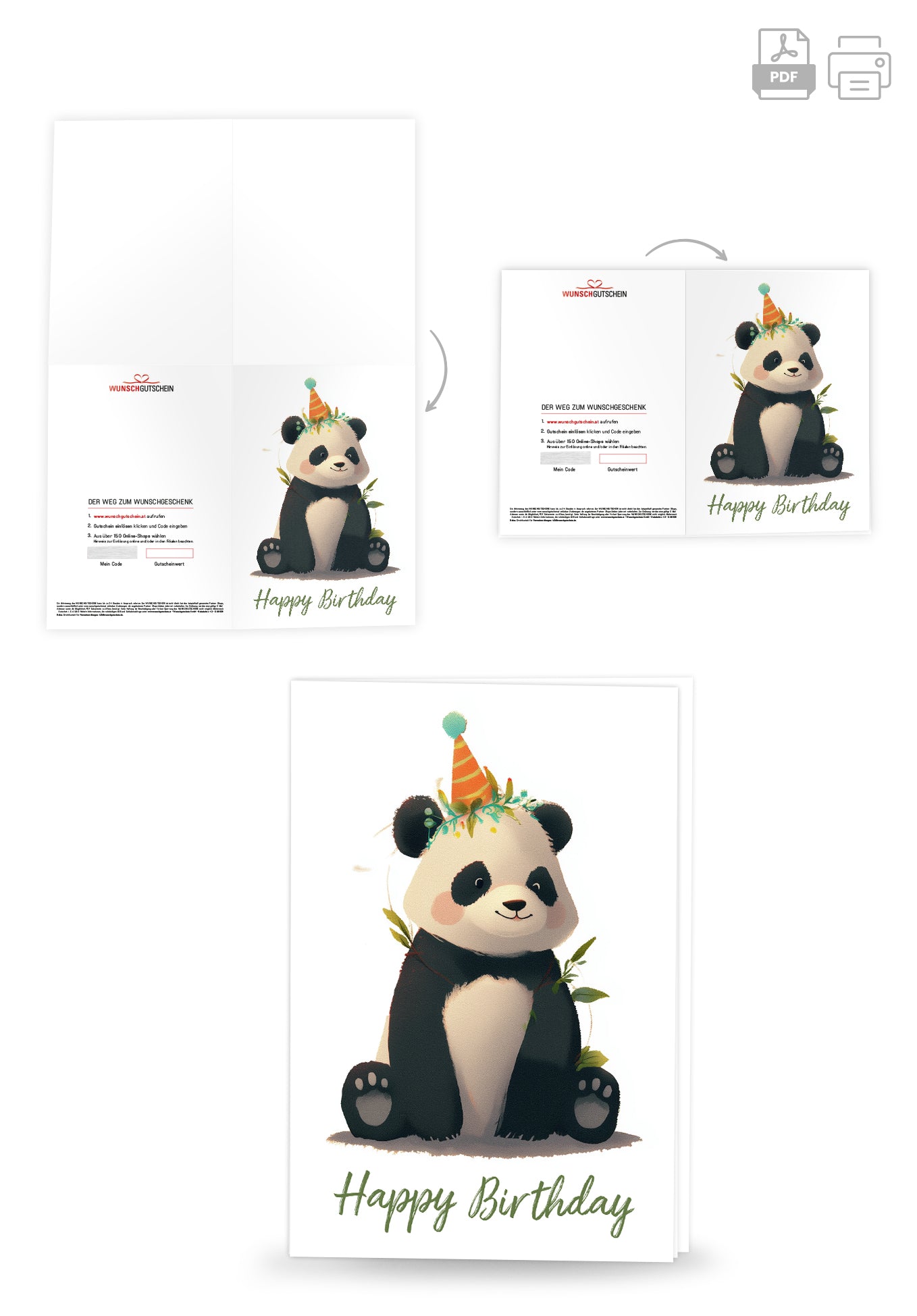 Happy Birthday - Panda