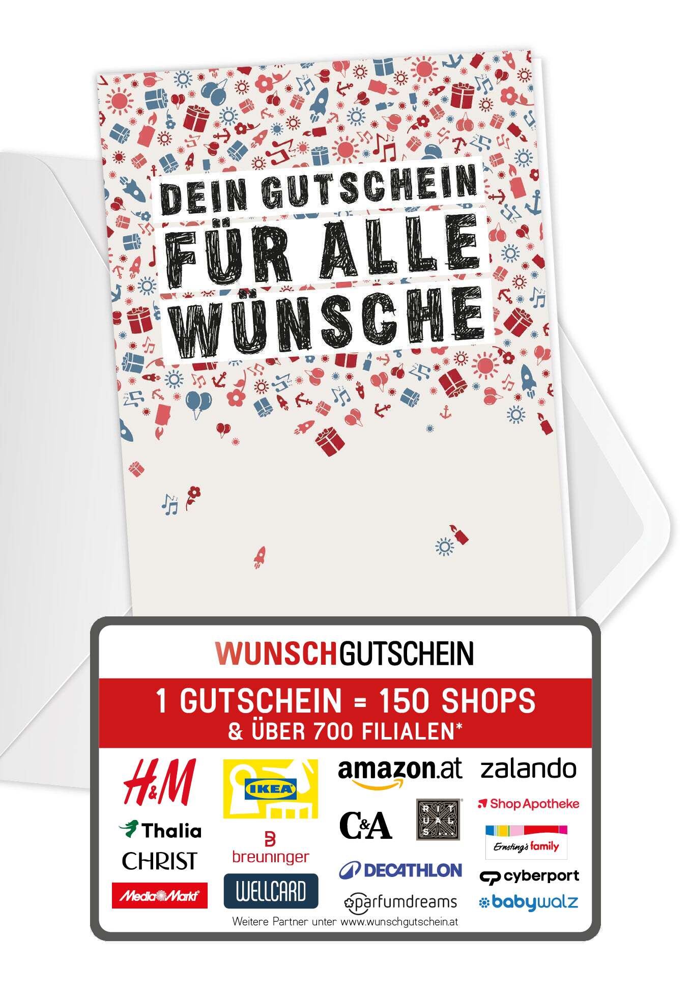 Gutschein für alle Wünsche 100 Einlösepartner Geschenkidee