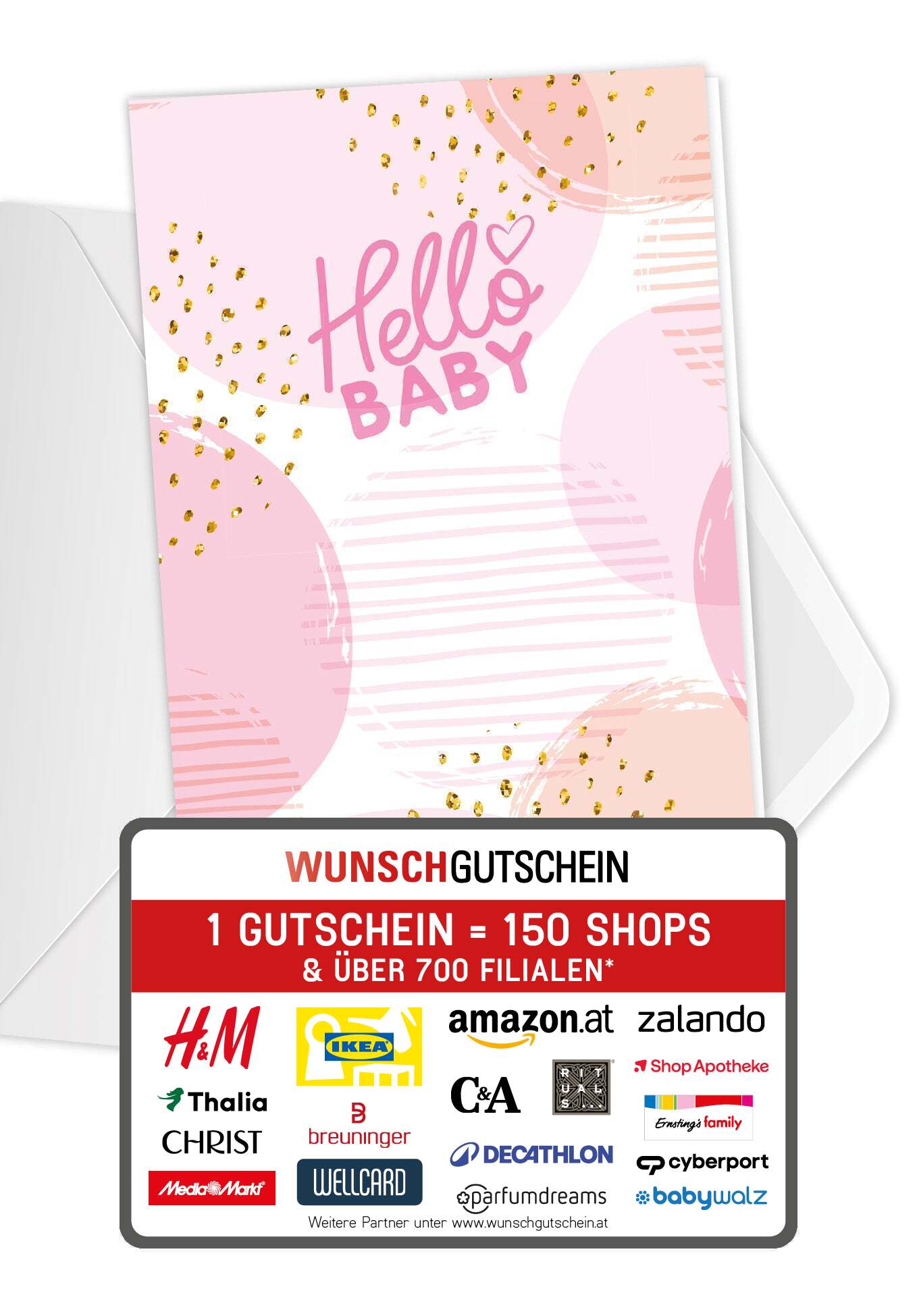 Hello Baby - Rosa (Gutscheinwert)