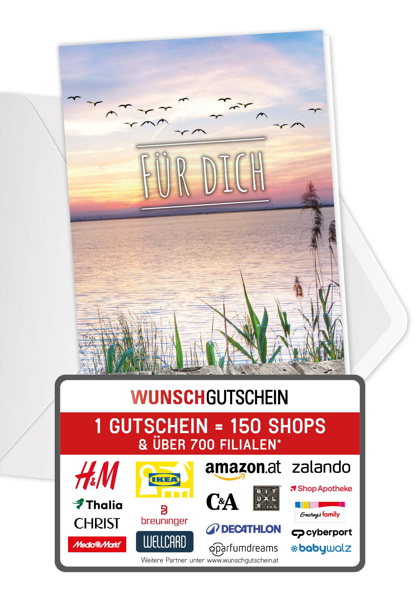Gutschein kaufen 100 Einlösepartner* Geschenkidee