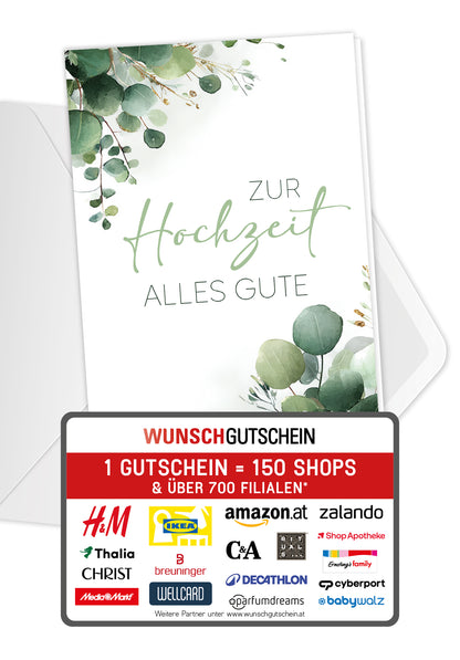 Zur Hochzeit alles Gute - Eukalyptus PDF