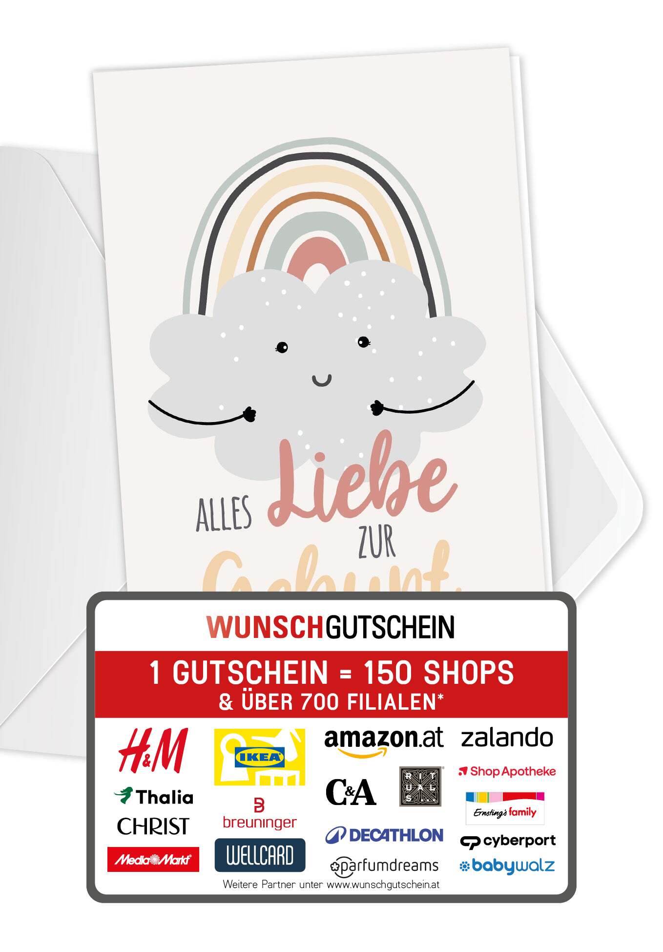 Alles Liebe zur Geburt - Wolke Regenbogen PDF