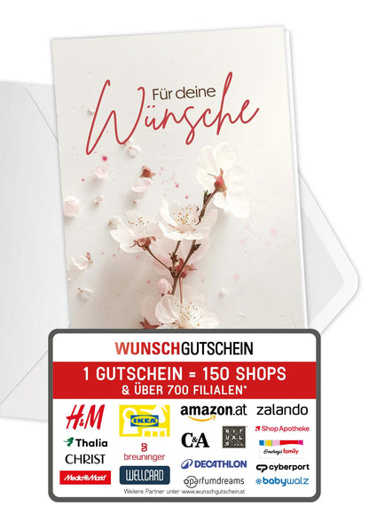 Für deine Wünsche - Kirschblüten