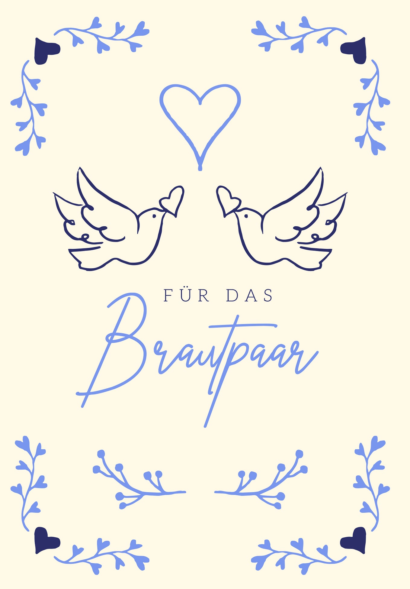 Für das Brautpaar - Tauben PDF