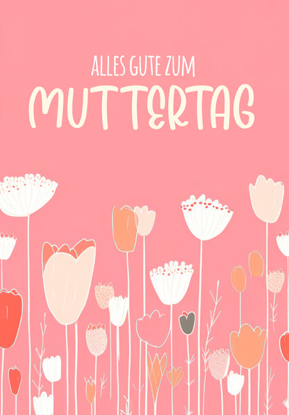 Alles Gute zum Muttertag - Blumenwiese