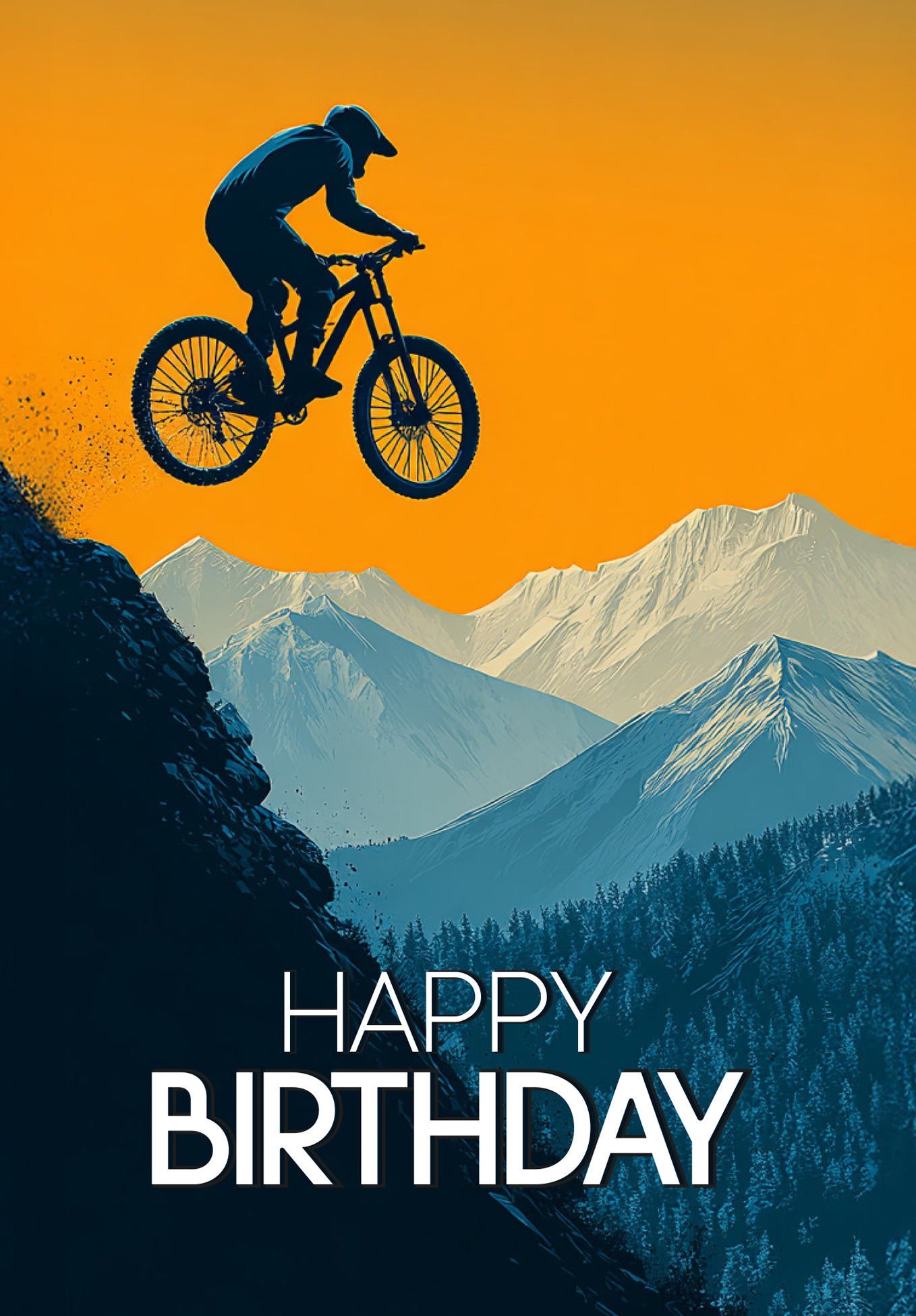 Happy Birthday - Mountainbiker PDF