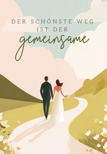 Der schönste Weg ist der gemeinsame - Brautpaar