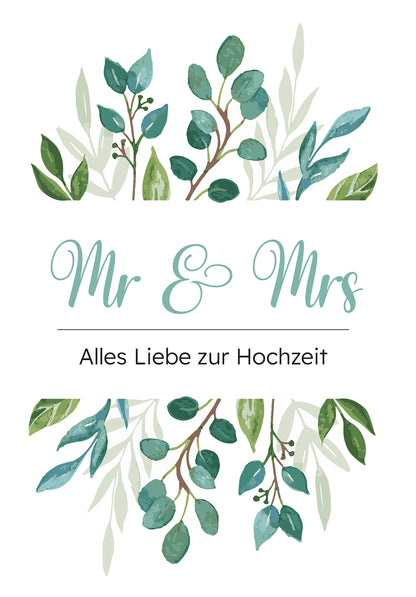 Mr u Mrs - Blätter Zweige