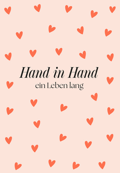 Hand in Hand ein Leben lang - Herzchen PDF