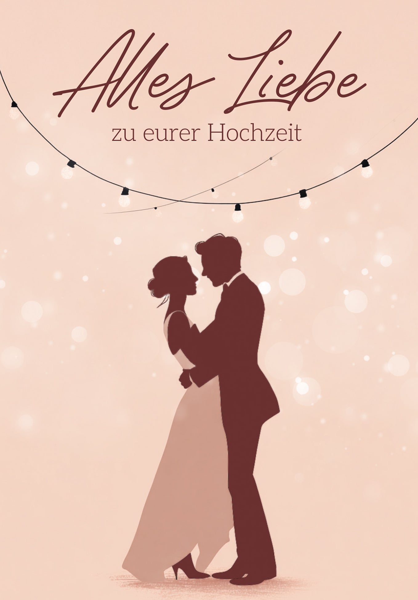 Alles Liebe zu eurer Hochzeit - Paar Tanzend PDF