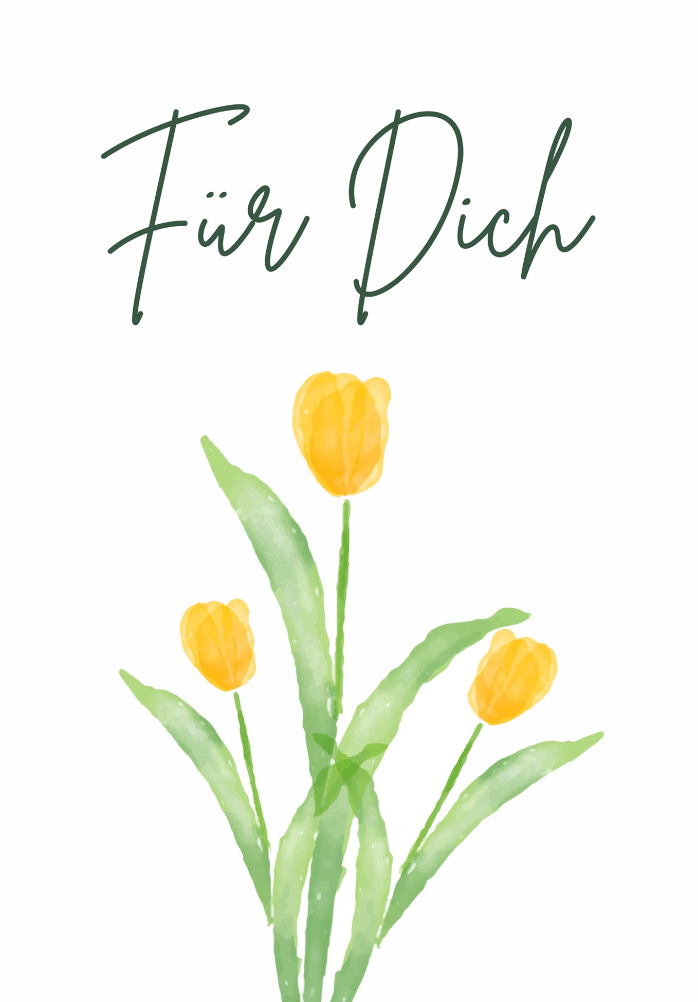 Für Dich - Tulpen