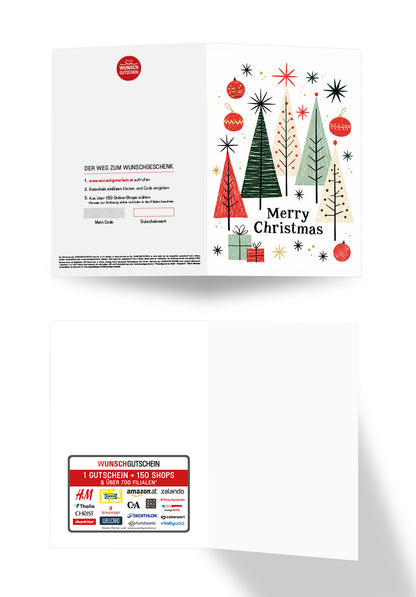 Merry Christmas - Bäume Sterne Kugeln PDF