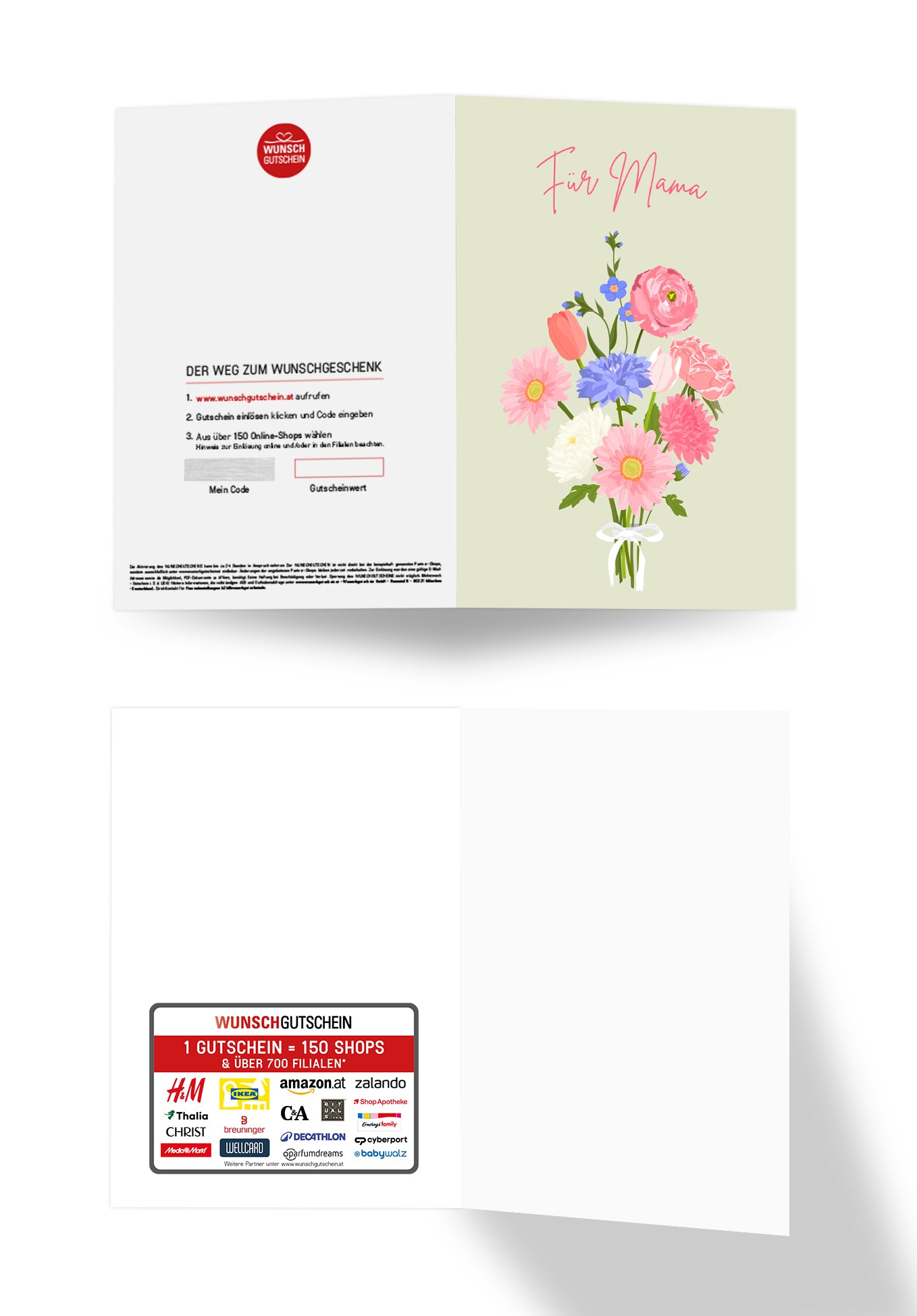 Für Mama - Blumenstrauß Pink