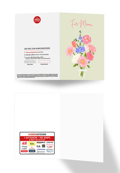 Für Mama - Blumenstrauß Pink