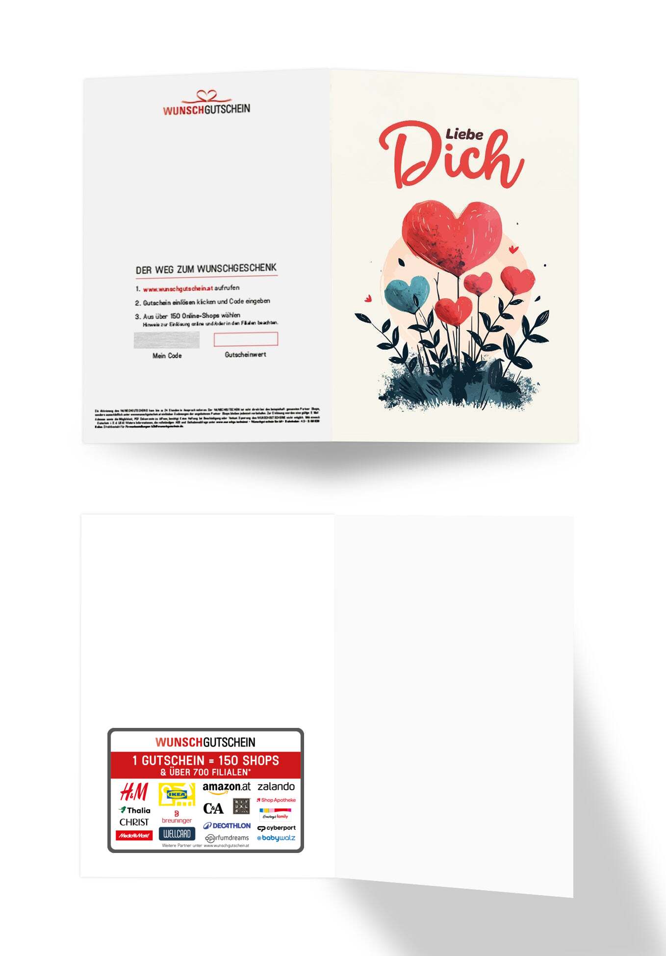 Liebe Dich - Herzblumen PDF
