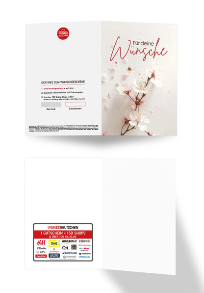 Für deine Wünsche - Kirschblüten