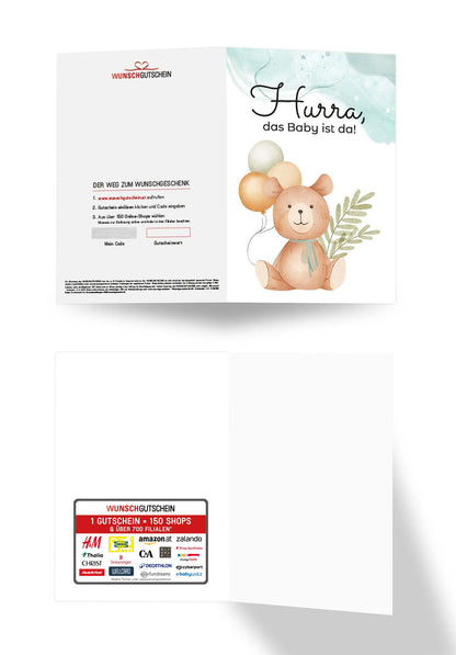 Hurra Baby da - Bär Ballons PDF