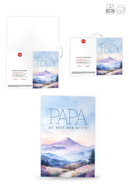 Papa du bist der Beste - Berg PDF