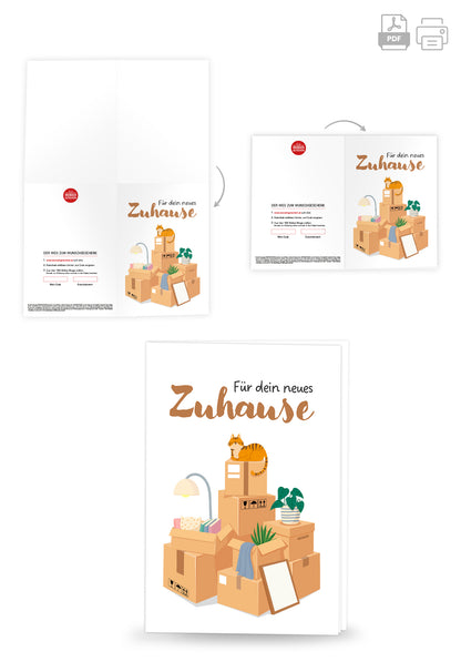 Für dein neues Zuhause - Kartonberg