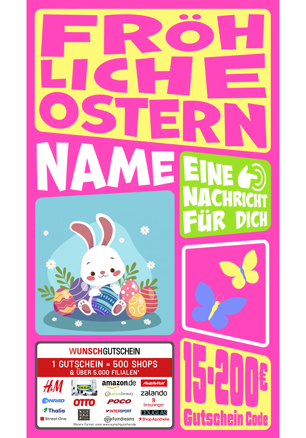 Digital - Fröhliche Ostern - verspielt