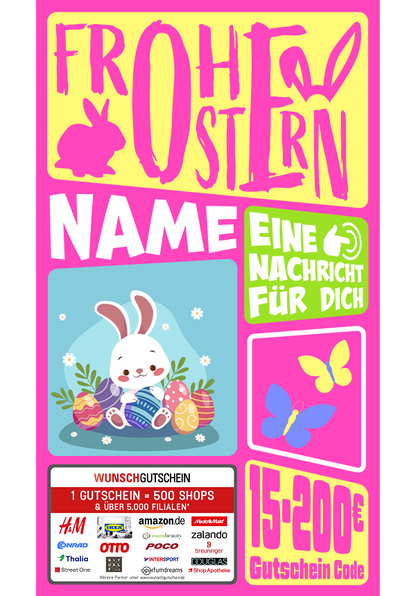 Digital - Frohe Ostern - Hase