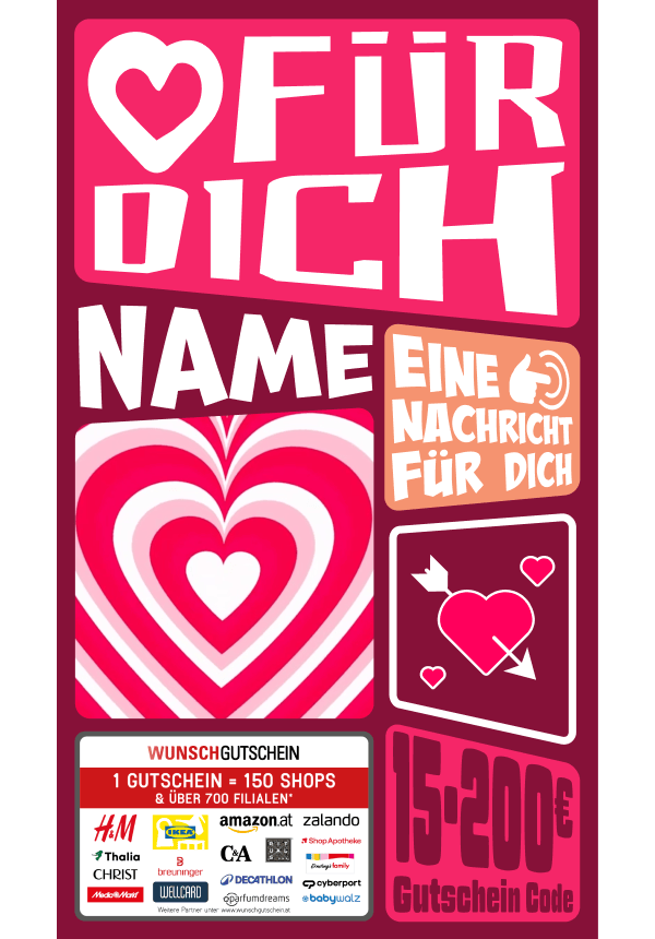 Digital - Für dich - Herz bold