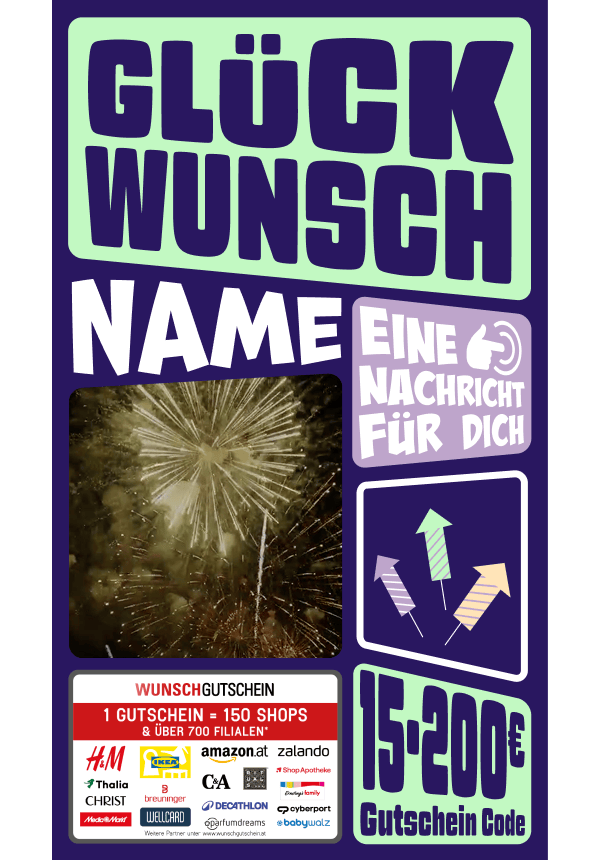 Digital - Glückwunsch - Bold