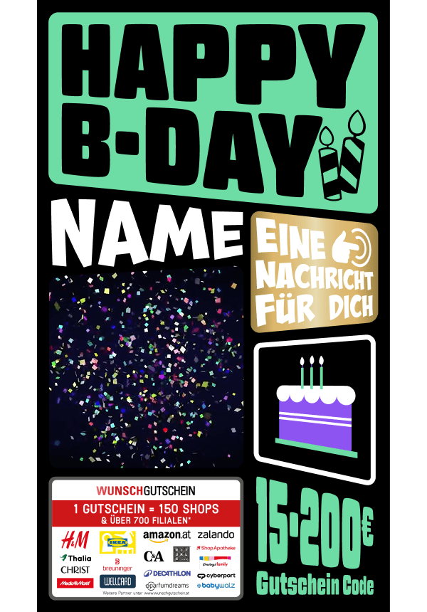Digital - Happy B-Day - Kerze