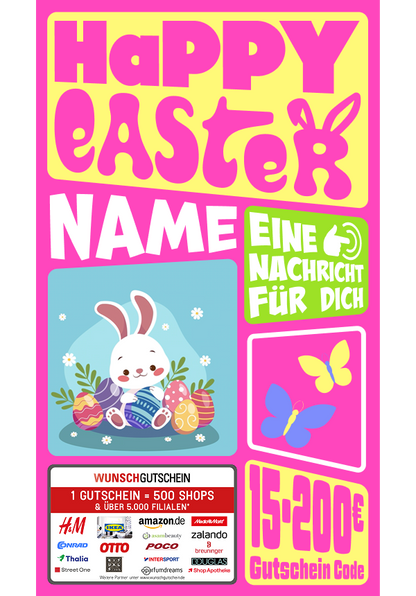 Digital - Happy Easter - rund