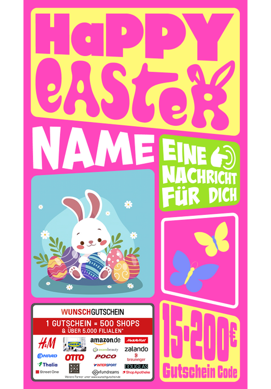 Digital - Happy Easter - rund