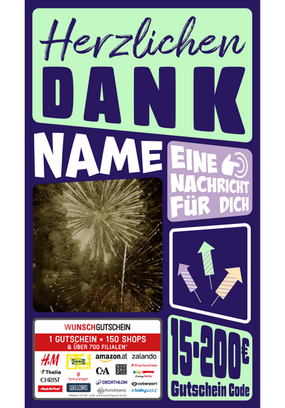 Digital - Herzlichen Dank