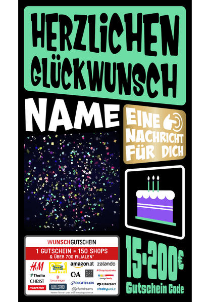 Digital - Herzlichen Glückwunsch