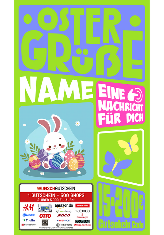 Digital - Ostergrüße - Punkte